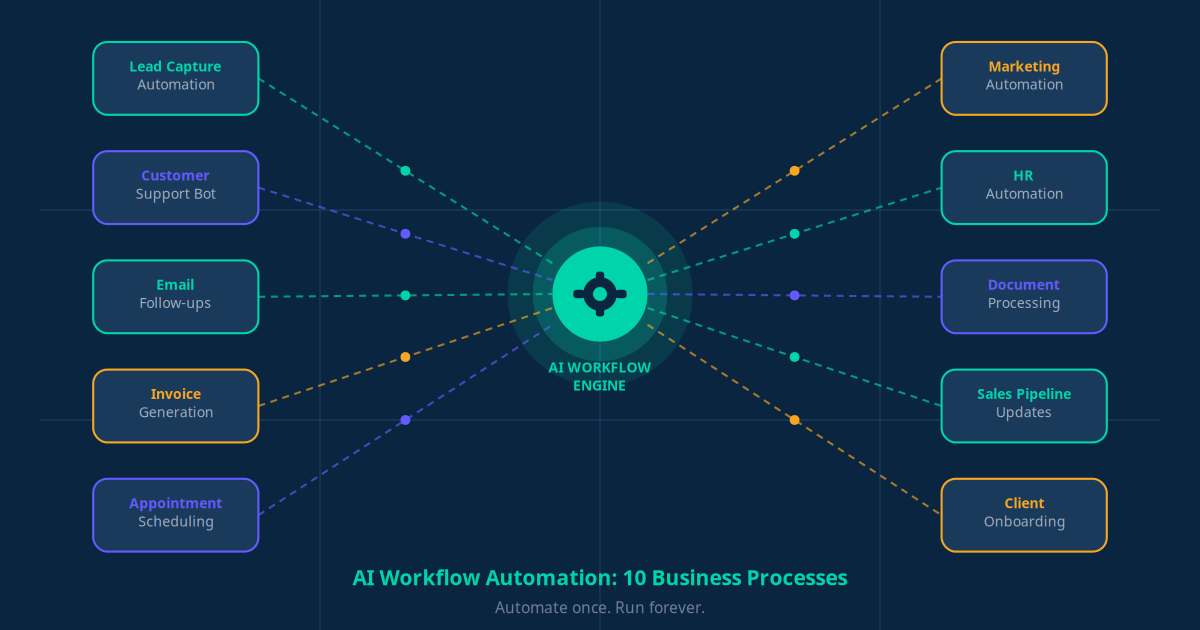 AI workflow automation for business processes